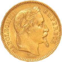 France 20 Francs 1864a
