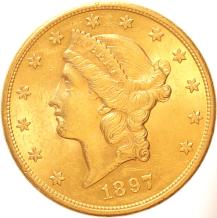 USA 20 Dollars 1897s