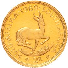 South Africa 2 Rand 1969