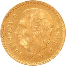Mexico 5 Pesos 1955
