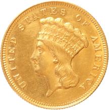 USA 3 Dollars 1874