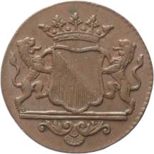 Utrecht city Duit 1791