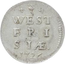 West Friesland Double Penny 1726