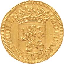Holland Half provincial guilder issue in gold (10.37g) 1682