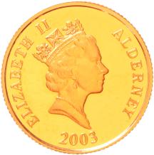 Alderney 25 Pounds 2003 The Mary Rose proof