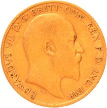 Great Britain 1/2 Sovereign, 1905