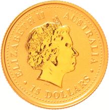 Australia 15 Ddollars 1999 Kangaroo BU