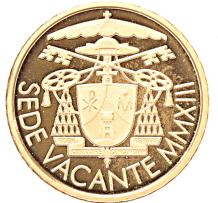 Vaticaan 10 euro goud 2013 Sede Vacante proof