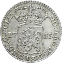 Holland Muntmeesterpenning 1759