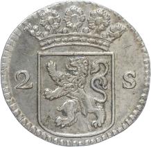 Holland Dubbele wapenstuiver 1729