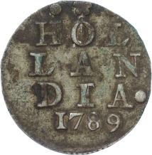 Holland Dubbele wapenstuiver 1789
