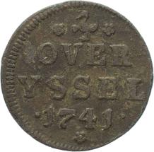Overijssel Duit 1741