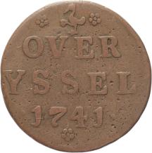 Overijssel Duit 1741