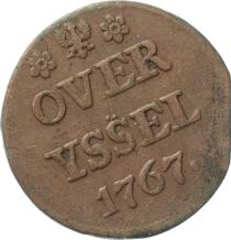 Overijssel Duit 1767