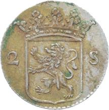Utrecht Dubbele wapenstuiver kabel 1785