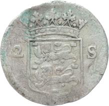 West-Friesland Dubbele stuiver 1759