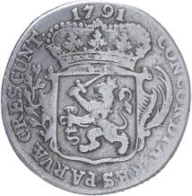 Zeeland Quarter Silver Ducat 1791
