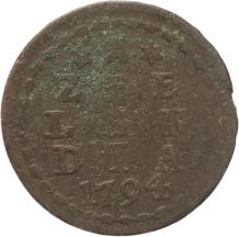 Zeeland Duit 1794/92