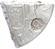 Curaçao Driekantje van 3 reaal ca. 1815