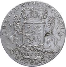Gelderland Dukaton or silver rider 1792
