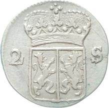 Gelderland Dubbele stuiver 1785