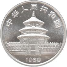 China Panda 1989 1 ounce silver