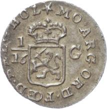 Bataafse Republiek 1/16 Scheepjesgulden 1802