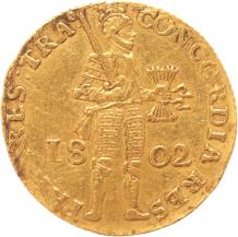 Utrecht Gouden dukaat 1802