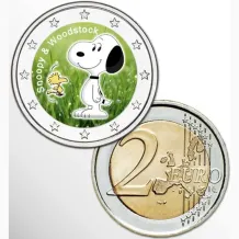 2 Euro kleur Snoopy