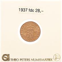 Nederlands Indië 1/2 cent 1937 fdc