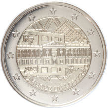 France 2 euro 2025 Louvre UNC