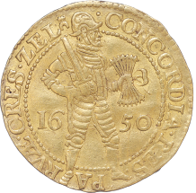 Zeeland Dubbele Nederlandse dukaat goud 1650
