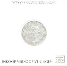 Nederlands Indië 1/4 gulden 1893 f+
