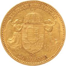 Hungary 20 korona 1901