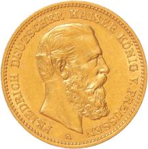 Germany Prussia 20 mark 1888a