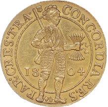 Utrecht Dubbele gouden dukaat 1804