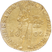 Utrecht Gouden dukaat 1802