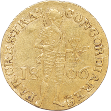 Koninkrijk Holland Gouden dukaat 1806 a