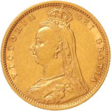 Great Britain 1/2 sovereign 1892