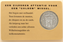 ING Bank Credit Card Gold Mastercard 1 guilder 1939 Coincard