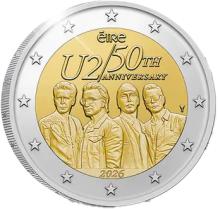 2 euro U2 in munthouder