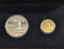 10 Florin Silver/25 Florin Gold
