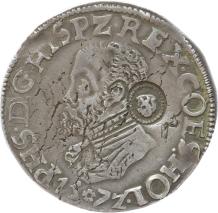 Holland Half Philipsdaalder lion mark 1572