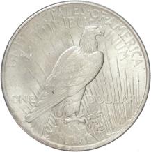 USA Peace 1 Dollar silver 1925 BU