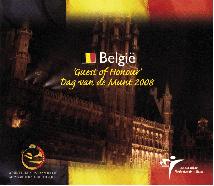 Dag van de Munt-set Guest of Honour België 2008