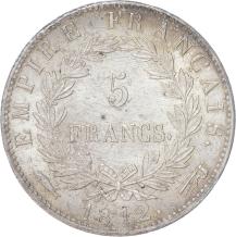 French incorporation 5 Francs 1812