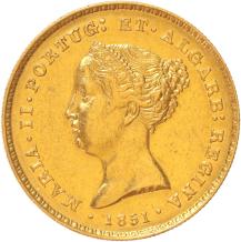 Portugal 2500 reis 1851