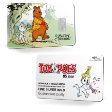 85 jaar Tom Poes  1 gram zilverbaar in finecard 2026