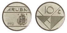 10 Cent Aruba BU/FDC