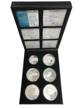 5 Florin en 10 Florin 2001-2007 Dierenset 2 Aruba Proof